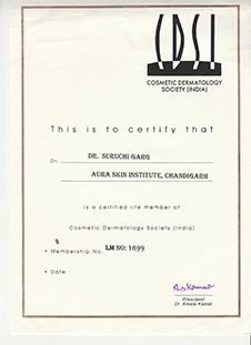 Cosmetic Dermatology Society (India) Membership