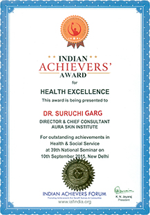Indian Achievers Award Health Excellence, 2015