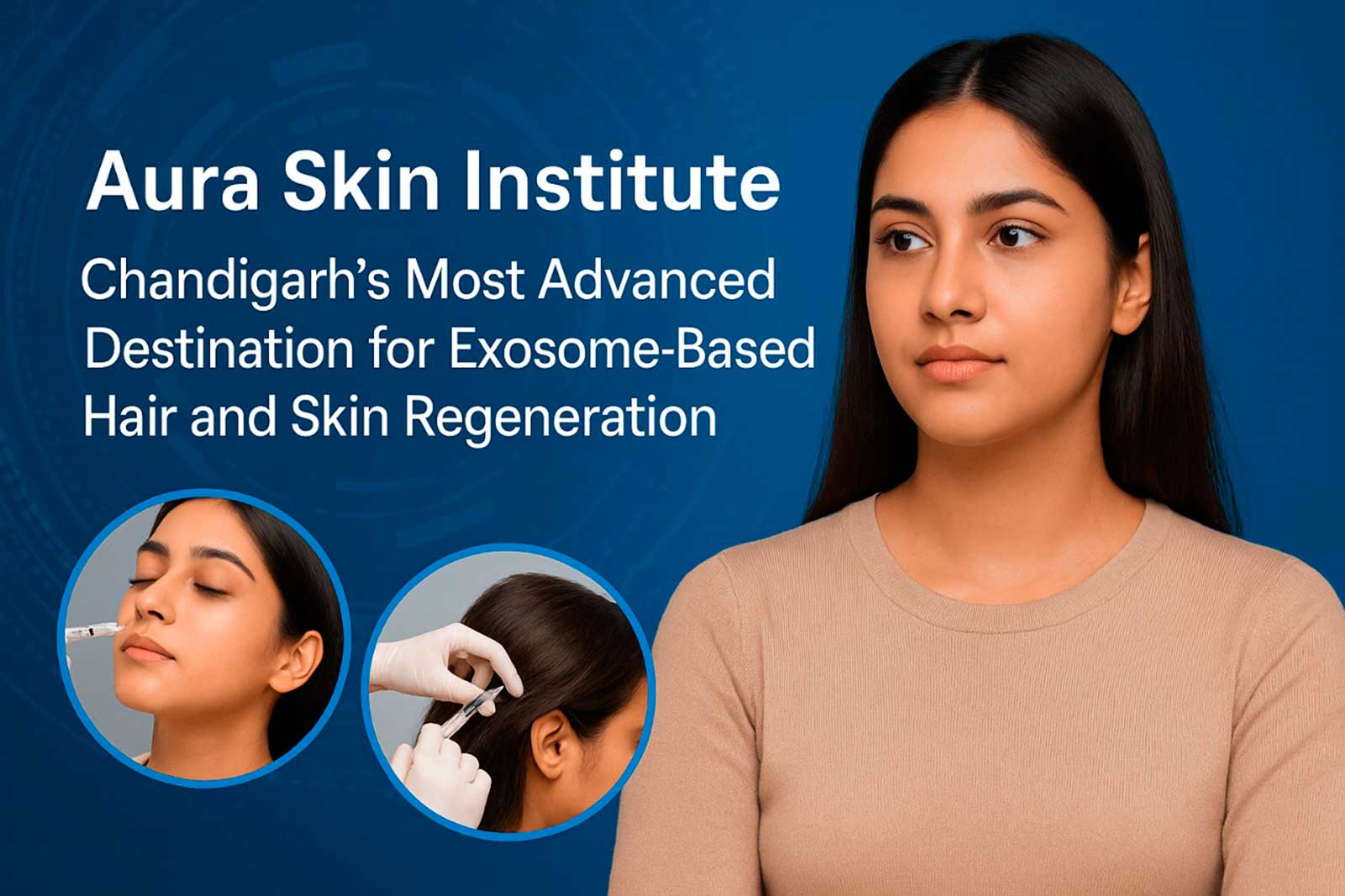 Advanced Exosome Therapy at Aura Skin Institute, Chandigarh: A Smarter, Science-Led Path to Skin & Hair Regeneration